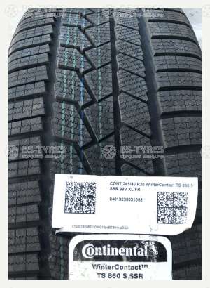 Continental ContiWinterContact TS860S SSR RunFlat 245/45 R20 103V